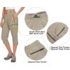 imageLittle Donkey Andy Womens Quick Dry 34 Pants Capri Shorts Lightweight Hiking Travel CasualA04 Khaki