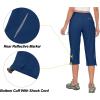 imageLittle Donkey Andy Womens Quick Dry 34 Pants Capri Shorts Lightweight Hiking Travel CasualA13 Deep Blue