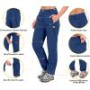 imageLittle Donkey Andy Womens Stretch Convertible Pants Zip Off Quick Dry Hiking PantsBaleine Blue