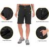 imageLittle Donkey Andy Womens Stretch Convertible Pants Zip Off Quick Dry Hiking PantsBlack