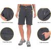 imageLittle Donkey Andy Womens Stretch Convertible Pants Zip Off Quick Dry Hiking PantsDark Gray