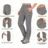 imageLittle Donkey Andy Womens Stretch Convertible Pants Zip Off Quick Dry Hiking PantsGray