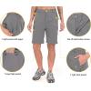 imageLittle Donkey Andy Womens Stretch Convertible Pants Zip Off Quick Dry Hiking PantsGray
