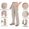 imageLittle Donkey Andy Womens Stretch Convertible Pants Zip Off Quick Dry Hiking PantsKhaki