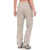 imageLittle Donkey Andy Womens Stretch Convertible Pants Zip Off Quick Dry Hiking PantsKhaki