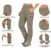 imageLittle Donkey Andy Womens Stretch Convertible Pants Zip Off Quick Dry Hiking PantsPale Khaki