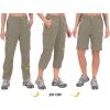 imageLittle Donkey Andy Womens Stretch Convertible Pants Zip Off Quick Dry Hiking PantsPale Khaki