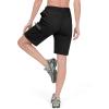 imageLittle Donkey Andy Womens Ultra Stretch Quick Dry Lightweight Bermuda Shorts Drawstring Zipper Pocket Hiking Travel WorkoutA01 Black