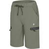 imageLittle Donkey Andy Womens Ultra Stretch Quick Dry Lightweight Bermuda Shorts Drawstring Zipper Pocket Hiking Travel WorkoutA04 Sage