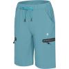 imageLittle Donkey Andy Womens Ultra Stretch Quick Dry Lightweight Bermuda Shorts Drawstring Zipper Pocket Hiking Travel WorkoutA07 Milky Blue