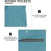 imageLittle Donkey Andy Womens Ultra Stretch Quick Dry Lightweight Bermuda Shorts Drawstring Zipper Pocket Hiking Travel WorkoutA07 Milky Blue