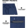 imageLittle Donkey Andy Womens Ultra Stretch Quick Dry Lightweight Bermuda Shorts Drawstring Zipper Pocket Hiking Travel WorkoutA12 Navy