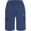 imageLittle Donkey Andy Womens Ultra Stretch Quick Dry Lightweight Bermuda Shorts Drawstring Zipper Pocket Hiking Travel WorkoutA12 Navy