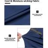 imageLittle Donkey Andy Womens Ultra Stretch Quick Dry Lightweight Bermuda Shorts Drawstring Zipper Pocket Hiking Travel WorkoutA12 Navy