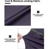 imageLittle Donkey Andy Womens Ultra Stretch Quick Dry Lightweight Bermuda Shorts Drawstring Zipper Pocket Hiking Travel WorkoutA13 Dark Purple
