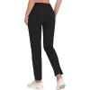 imageLittle Donkey Andy Womens UltraStretch Quick Dry Lightweight Ankle Pants Drawstring Active Travel HikingA1 Black