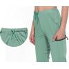 imageLittle Donkey Andy Womens UltraStretch Quick Dry Lightweight Ankle Pants Drawstring Active Travel HikingA11 Light Green