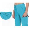 imageLittle Donkey Andy Womens UltraStretch Quick Dry Lightweight Ankle Pants Drawstring Active Travel HikingA13 Blue Atoll