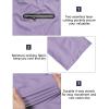 imageLittle Donkey Andy Womens UltraStretch Quick Dry Lightweight Ankle Pants Drawstring Active Travel HikingA14 Light Purple