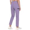 imageLittle Donkey Andy Womens UltraStretch Quick Dry Lightweight Ankle Pants Drawstring Active Travel HikingA14 Light Purple