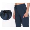 imageLittle Donkey Andy Womens UltraStretch Quick Dry Lightweight Ankle Pants Drawstring Active Travel HikingA3 Navy Blue