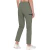 imageLittle Donkey Andy Womens UltraStretch Quick Dry Lightweight Ankle Pants Drawstring Active Travel HikingA6 Sage