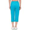 imageLittle Donkey Andy Womens UltraStretch Quick Dry Lightweight Ankle Pants Drawstring Active Travel HikingB11 Blue Atoll Capri Pants