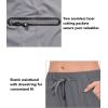 imageLittle Donkey Andy Womens UltraStretch Quick Dry Lightweight Ankle Pants Drawstring Active Travel HikingB2 Gray Capri Pants