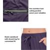 imageLittle Donkey Andy Womens UltraStretch Quick Dry Lightweight Ankle Pants Drawstring Active Travel HikingB4 Dark Purple Capri Pants