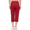 imageLittle Donkey Andy Womens UltraStretch Quick Dry Lightweight Ankle Pants Drawstring Active Travel HikingB7 Red Capri Pants