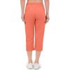 imageLittle Donkey Andy Womens UltraStretch Quick Dry Lightweight Ankle Pants Drawstring Active Travel HikingB8 Orange Capri Pants