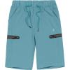 imageLittle Donkey Andy Womens Ultra Stretch Quick Dry Lightweight Bermuda Shorts Drawstring Zipper Pocket Hiking Travel WorkoutA07 Milky Blue