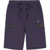 imageLittle Donkey Andy Womens Ultra Stretch Quick Dry Lightweight Bermuda Shorts Drawstring Zipper Pocket Hiking Travel WorkoutA13 Dark Purple