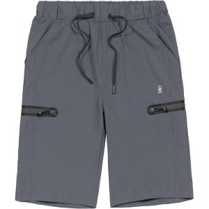 imageLittle Donkey Andy Womens Ultra Stretch Quick Dry Lightweight Bermuda Shorts Drawstring Zipper Pocket Hiking Travel WorkoutA02 Gray