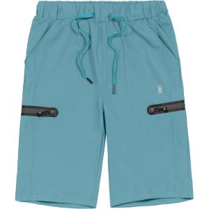 imageLittle Donkey Andy Womens Ultra Stretch Quick Dry Lightweight Bermuda Shorts Drawstring Zipper Pocket Hiking Travel WorkoutA07 Milky Blue