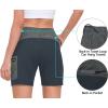 imageLittle Donkey Andy Womens 7 Inches Quick Dry Golf Shorts Stretch Athletic Shorts with Liner LaserCutting PocketsCarbon Heather
