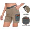imageLittle Donkey Andy Womens 7 Inches Quick Dry Golf Shorts Stretch Athletic Shorts with Liner LaserCutting PocketsKhaki Heather