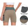 imageLittle Donkey Andy Womens 7 Inches Quick Dry Golf Shorts Stretch Athletic Shorts with Liner LaserCutting PocketsKhaki Heather