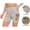 imageLittle Donkey Andy Womens 7 Inches Quick Dry Golf Shorts Stretch Athletic Shorts with Liner LaserCutting PocketsLight Gray Heather