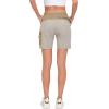 imageLittle Donkey Andy Womens 7 Inches Quick Dry Golf Shorts Stretch Athletic Shorts with Liner LaserCutting PocketsLight Gray Heather