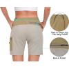 imageLittle Donkey Andy Womens 7 Inches Quick Dry Golf Shorts Stretch Athletic Shorts with Liner LaserCutting PocketsLight Gray Heather