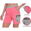 imageLittle Donkey Andy Womens 7 Inches Quick Dry Golf Shorts Stretch Athletic Shorts with Liner LaserCutting PocketsPink Heather