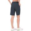 imageLittle Donkey Andy Womens Bermuda Quick Dry Lightweight Stretch Shorts Golf Hiking TravelA Black Heather