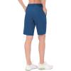 imageLittle Donkey Andy Womens Bermuda Quick Dry Lightweight Stretch Shorts Golf Hiking TravelA Blue Heather