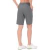 imageLittle Donkey Andy Womens Bermuda Quick Dry Lightweight Stretch Shorts Golf Hiking TravelA Carbon Heather