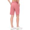 imageLittle Donkey Andy Womens Bermuda Quick Dry Lightweight Stretch Shorts Golf Hiking TravelA Rose Red Heather