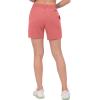 imageLittle Donkey Andy Womens Bermuda Quick Dry Lightweight Stretch Shorts Golf Hiking TravelB Watermelon Heather