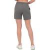 imageLittle Donkey Andy Womens Bermuda Quick Dry Lightweight Stretch Shorts Golf Hiking TravelCarbon Heather