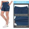 imageLittle Donkey Andy Womens Bermuda Quick Dry Lightweight Stretch Shorts Golf Hiking TravelDark Blue Heather