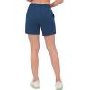 imageLittle Donkey Andy Womens Bermuda Quick Dry Lightweight Stretch Shorts Golf Hiking TravelDark Blue Heather